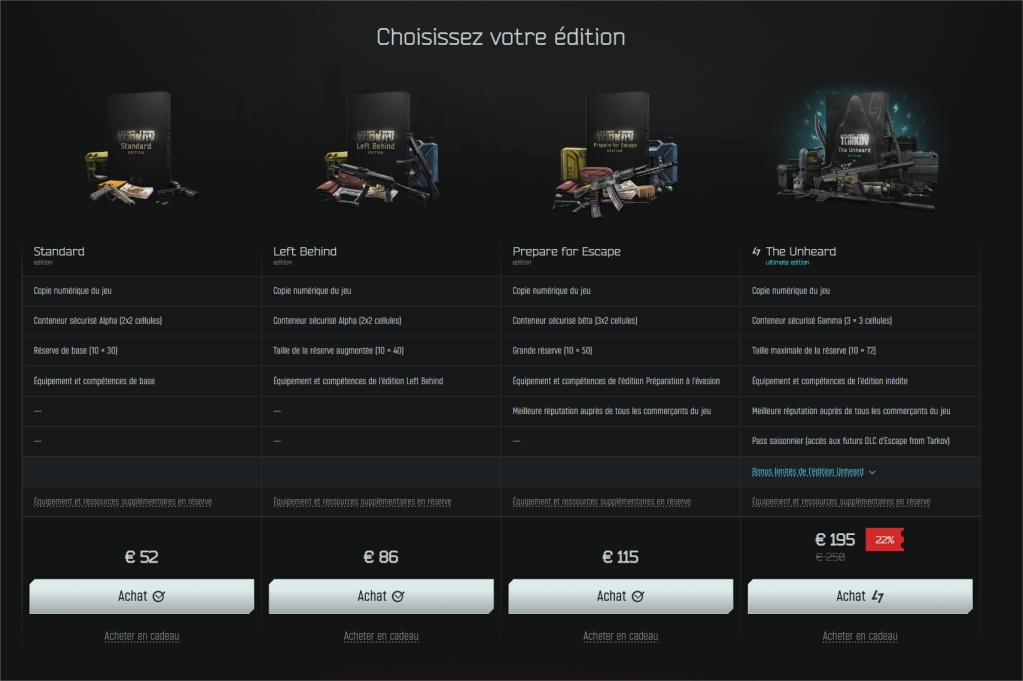 Escape from Tarkov arrive sur Steam avec sa version 1.0 dès le 15 novembre 2025 2 Achat Escape from Tarkov Google Chrome