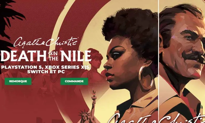 Agatha Christie Mort sur le Nil Couv