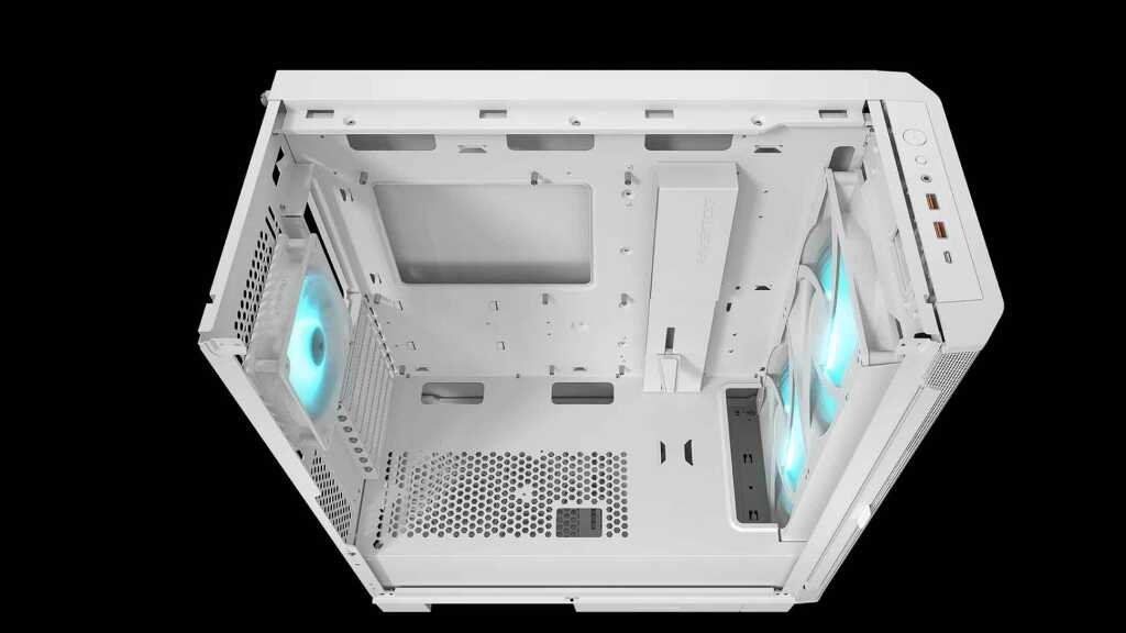 COUGAR Airface Flo RGB : un boîtier qui mise tout sur l'airflow 5 COUGAR Airface Flo RGB panneau sup amovible