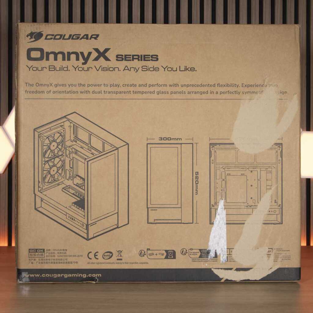 COUGAR Omnyx emballage face arrière