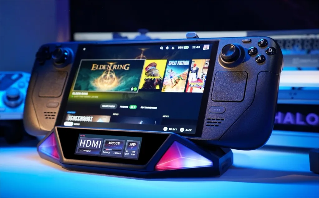 Chizha Touchscreen dock expands Steam Deck