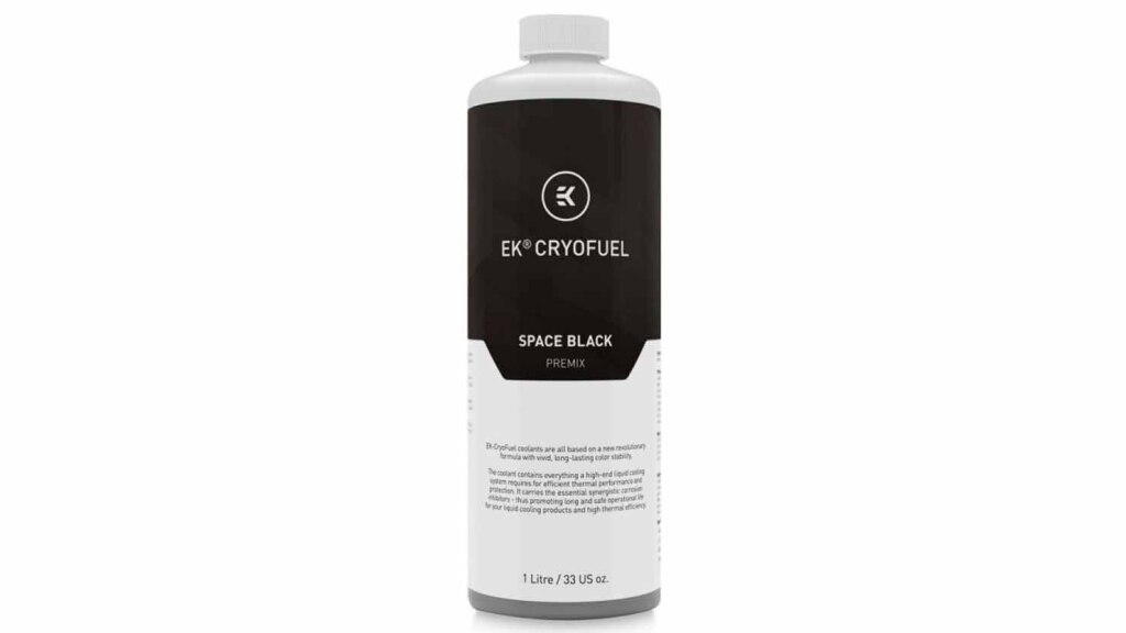 EK by LM TEK présente le liquide de refroidissement EK-CryoFuel Space Black 2 EK CryoFuel Space Black flacon
