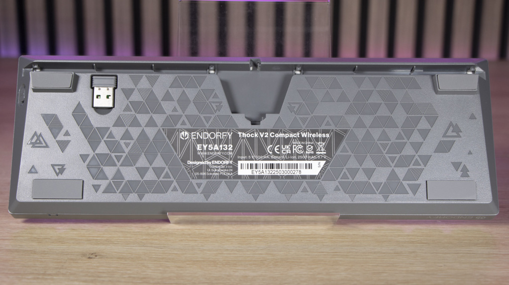 ENDORFY Thock V2 compact wireless dessous