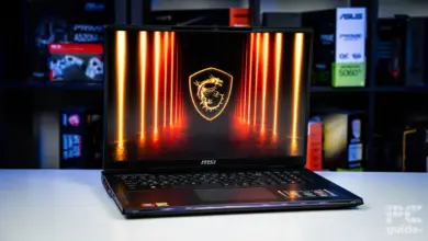 Test MSI Raider A18 HX A9W avec Ryzen 9 9955HX3D et RTX 5090, le PC gamer portable surpuissant 347 MSI Raider 18 HX A9WJG screen on Image by PC Guide