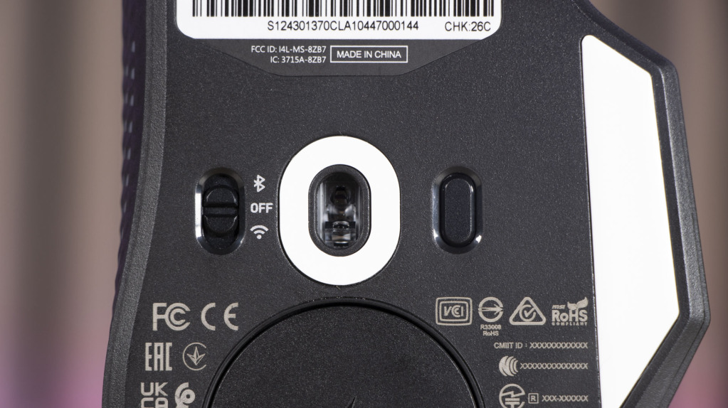 MSI Versa Pro Wireless capteur boutons