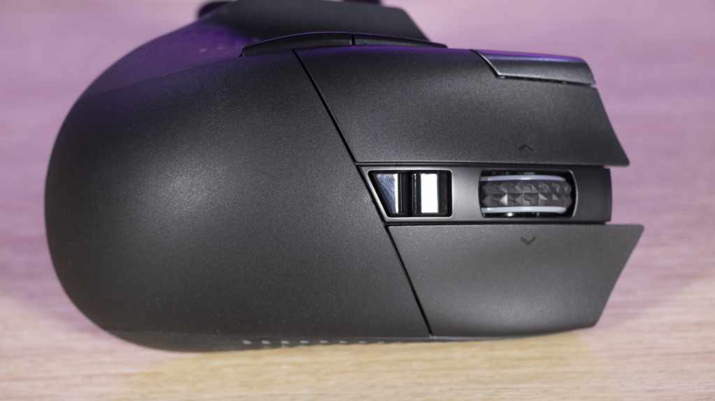 MSI Versa Pro Wireless différence longueur bouton