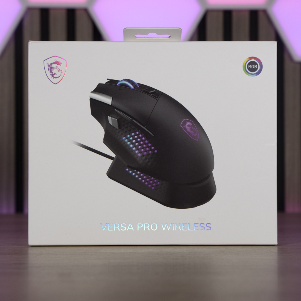 MSI Versa Pro Wireless emballage face avant