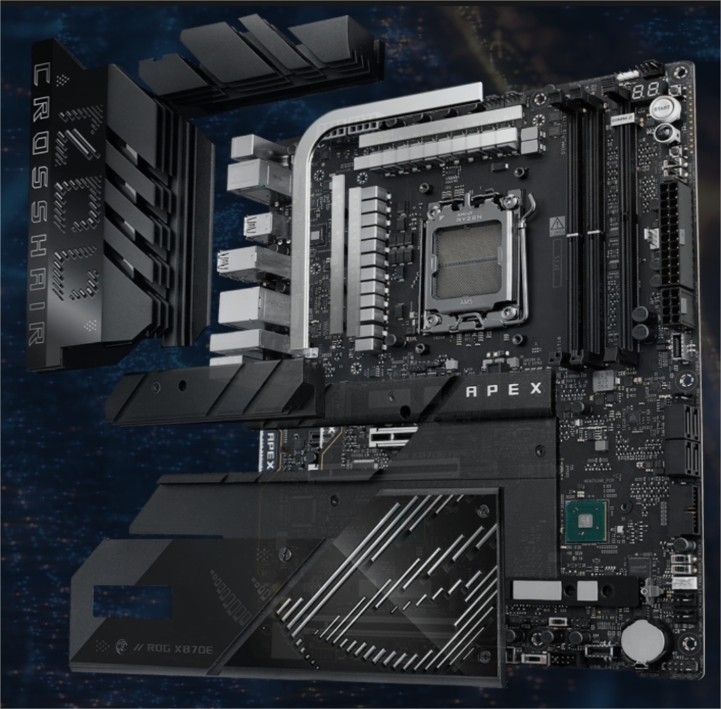 ROG CROSSHAIR X870E APEX ROG Crosshair Gaming motherboardsROG Republic of GamersROG Global Google Chrome