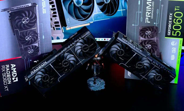 RX 9060 XT vs RTX 5060 Ti