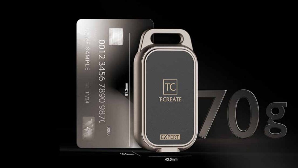 TEAMGROUP lance le T-CREATE EXPERT P34F Find My SSD Externe Portable avec un suivi de localisation breveté innovant et des alertes sonores 3 SSD Externe TeamGroup P34F taille poids