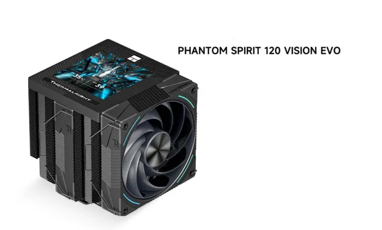 Thermalright PS120 VISION SNOW/EVO : ventirad double tour avec écran LCD 1 Thermalright PS120 VISION Couv