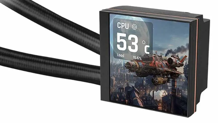 Thermaltake MAGFloe Ultra : l'AIO révolutionnaire doté d’AI Forge 4 Thermaltake MagFloe écran