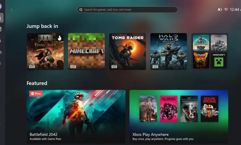 Xbox Mode sur Windows 11 : activé sur les consoles portables avant la ROG Xbox Ally 1 Xbox Mode win 11