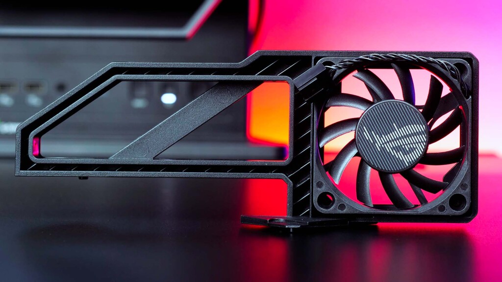 asus rog crosshair x870e apex dram fan 01