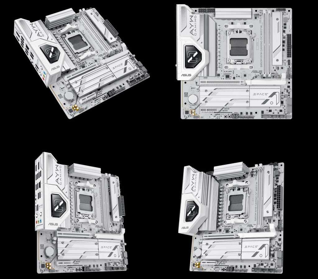 ASUS frappe fort avec la B850M AYW GAMING OC WIFI7 : une réponse directe à MSI et Gigabyte 2 b850m ayw gaming oc wifi7 w 01
