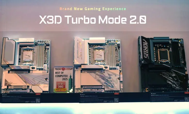 cartes meres am5 aorus x3d x870e