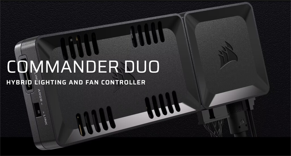 Corsair COMMANDER DUO : le contrôleur hybride qui réconcilie l’ancien Argb et le nouveau Link 2 corsair commander duo 01