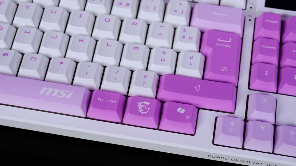msi forge gk600 tkl wireless touches