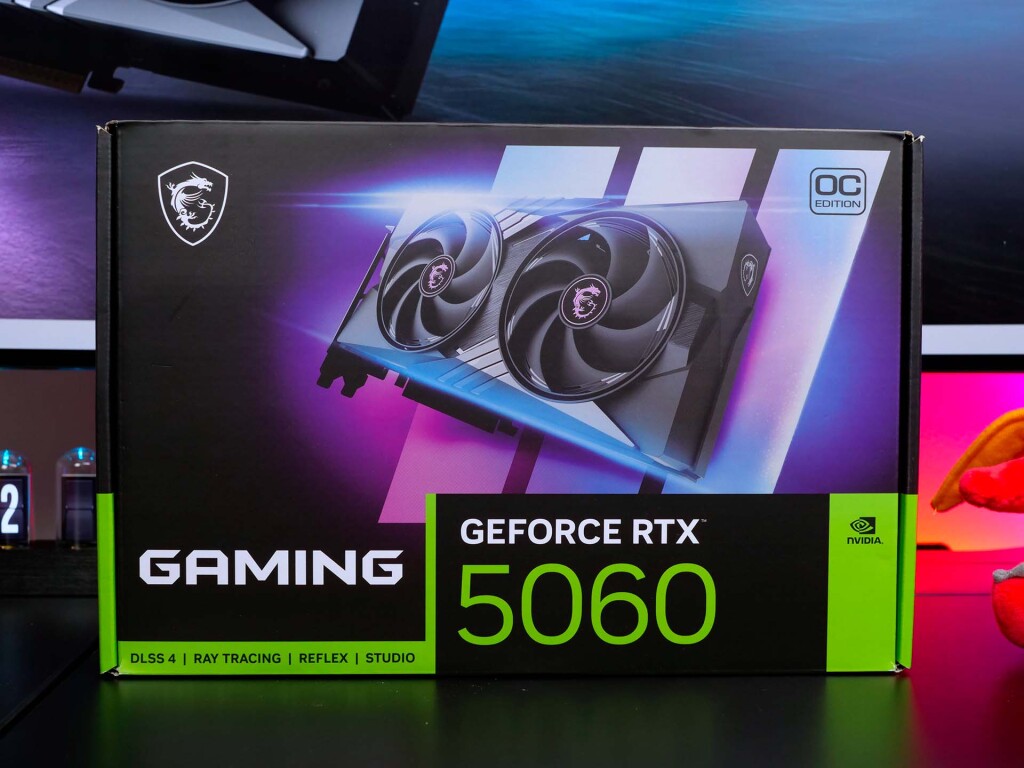 msi rtx 5060 gaming oc box recto