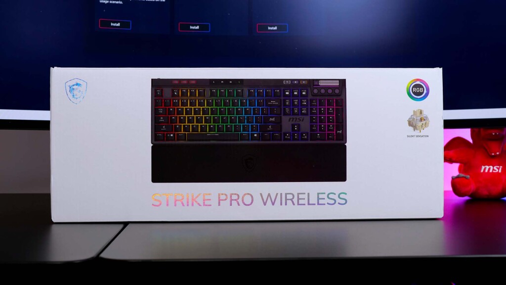 msi strike pro wireless box recto