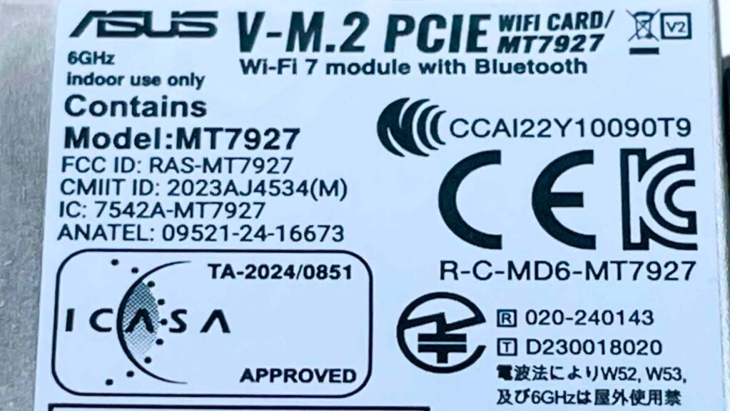 mt7927 wifi 7