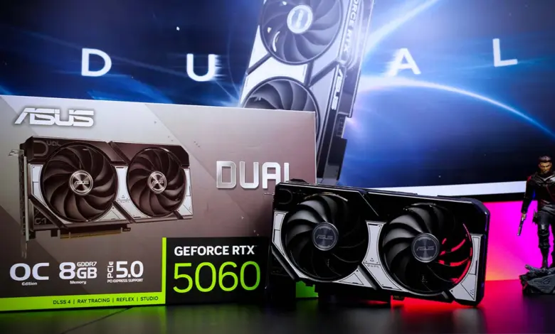 test asus dual geforce rtx 5060 oc