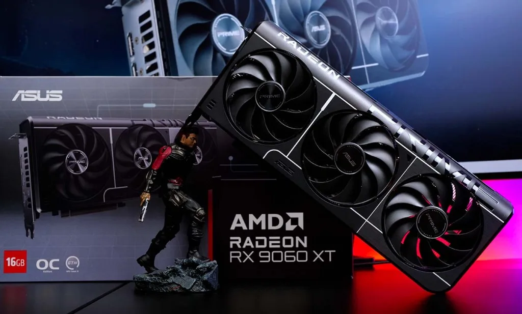 test asus prime rx 9060 xt o16g Hero