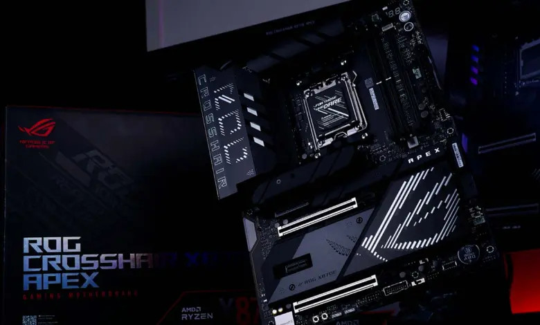 test asus rog crosshair x870e apex
