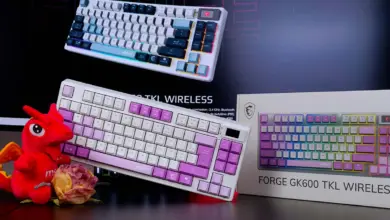 test clavier msi forge gk600 tkl wireless