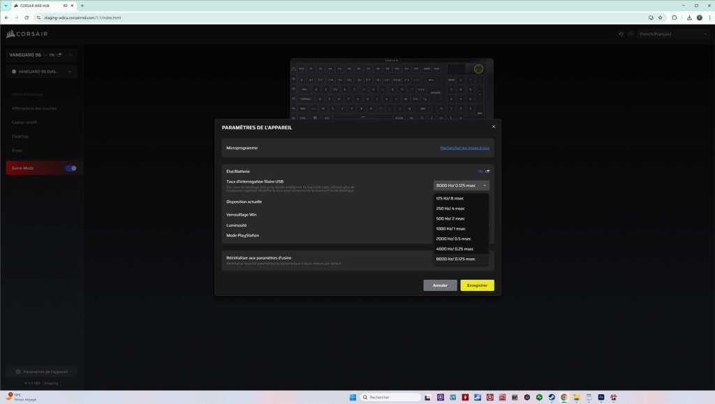 vanguard 96 corsair web hub 10