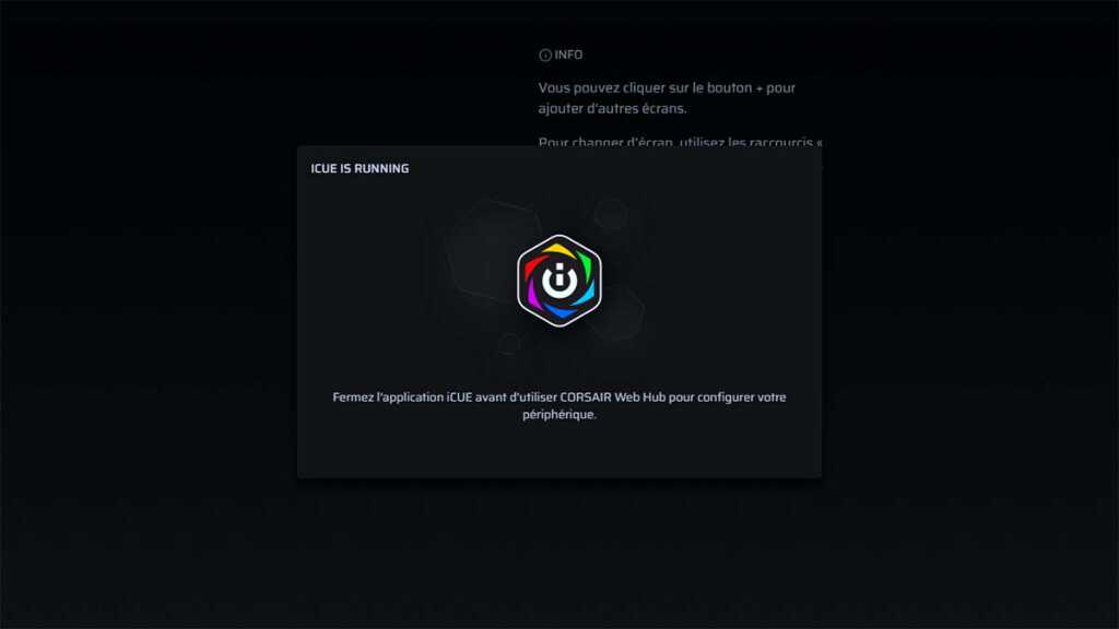 vanguard 96 corsair web hub icue
