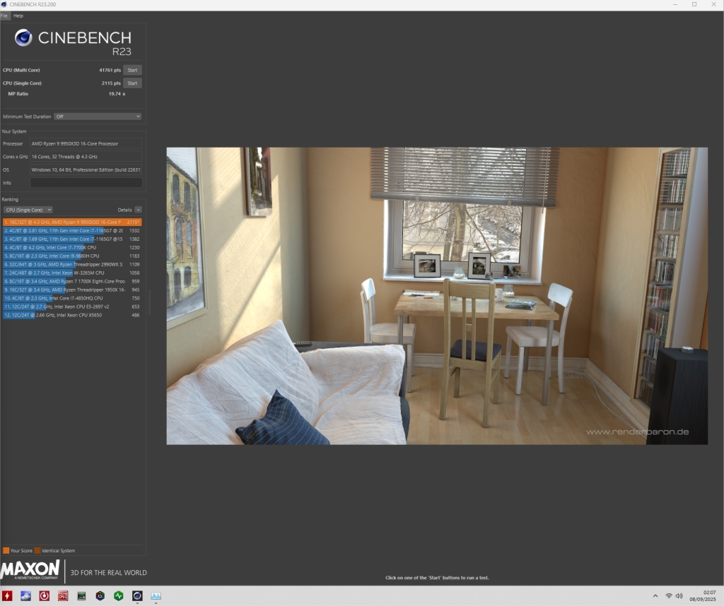 x870e apex cinebench r23