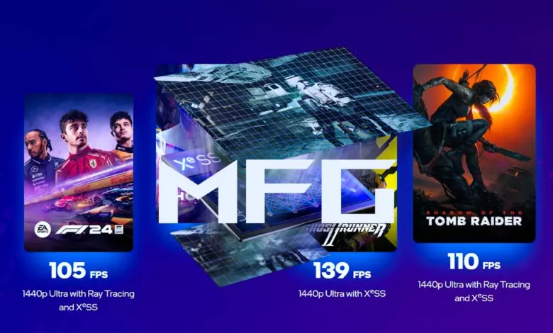 Intel Arc GPU : vers une génération d’images XeSS MFG 1 xess mfg
