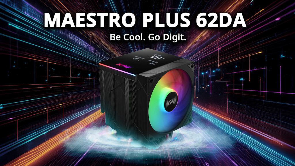 XPG VALOR AIR PRO : boîtier gaming XXL et premier ventirad MAESTRO PLUS 3 xpg maestro plus air cooler series