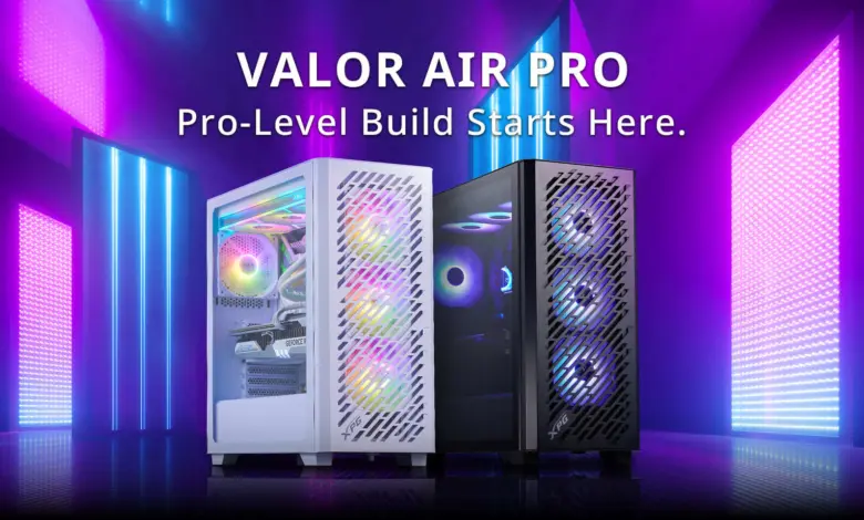 XPG VALOR AIR PRO : boîtier gaming XXL et premier ventirad MAESTRO PLUS 1 xpg valor air pro maestro plus air cooler series
