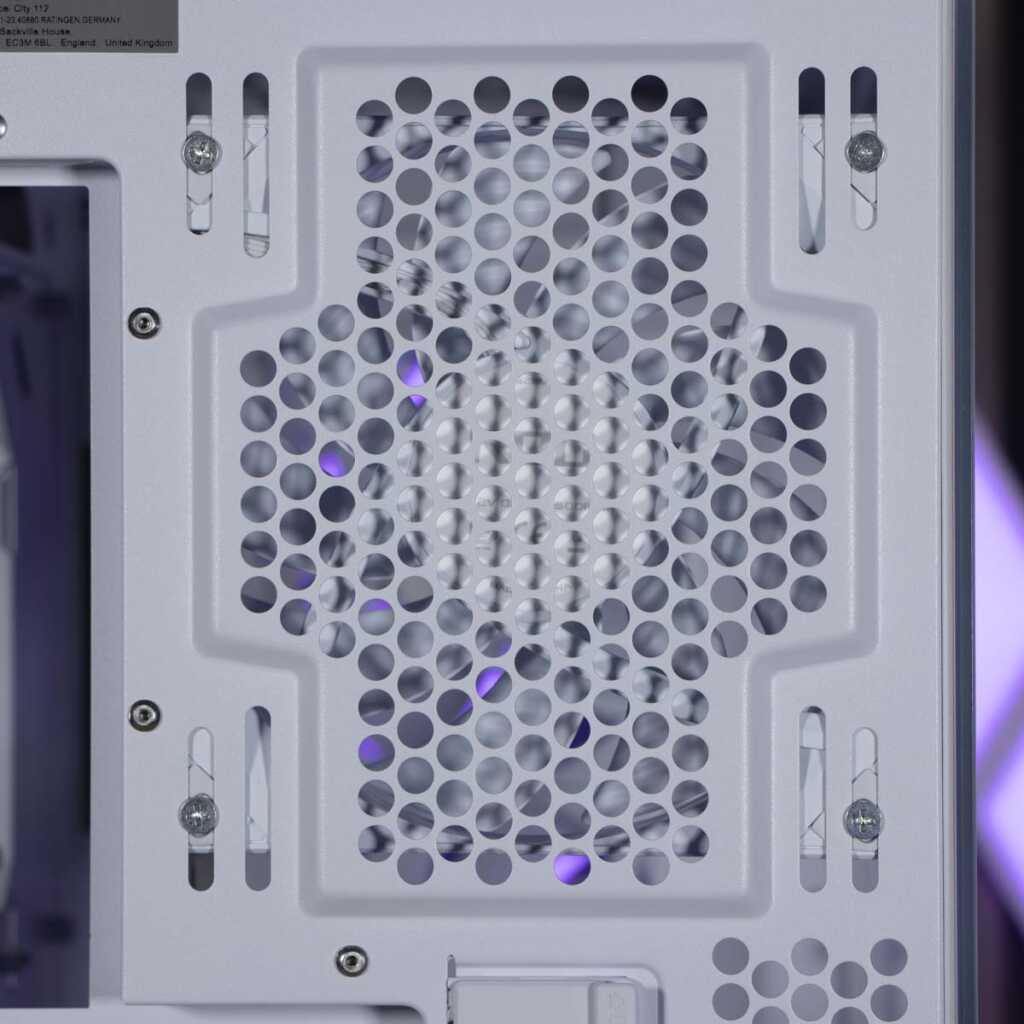 ASUS ROG Helios II emplacement ventilateur