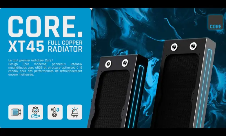 Alphacool Core XT45 Full Copper : radiateurs en cuivre massif pour un refroidissement PC optimisé 1 Alphacool Core XT45 Full Copper Couv