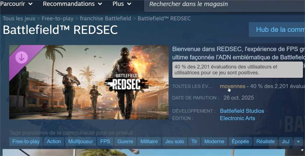REDSEC vs Warzone : Le Battle Royale de Battlefield Peut-il Rivaliser ? Verdict Après 20 Heures 9 Battlefield 6 REDSEC sur Steam avis