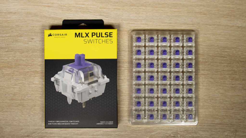 CORSAIR MAKR 75 déballage switches