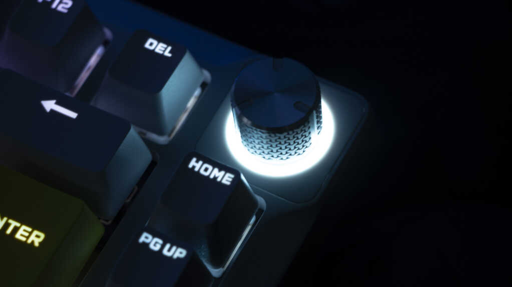 CORSAIR MAKR 75 éclairage molette