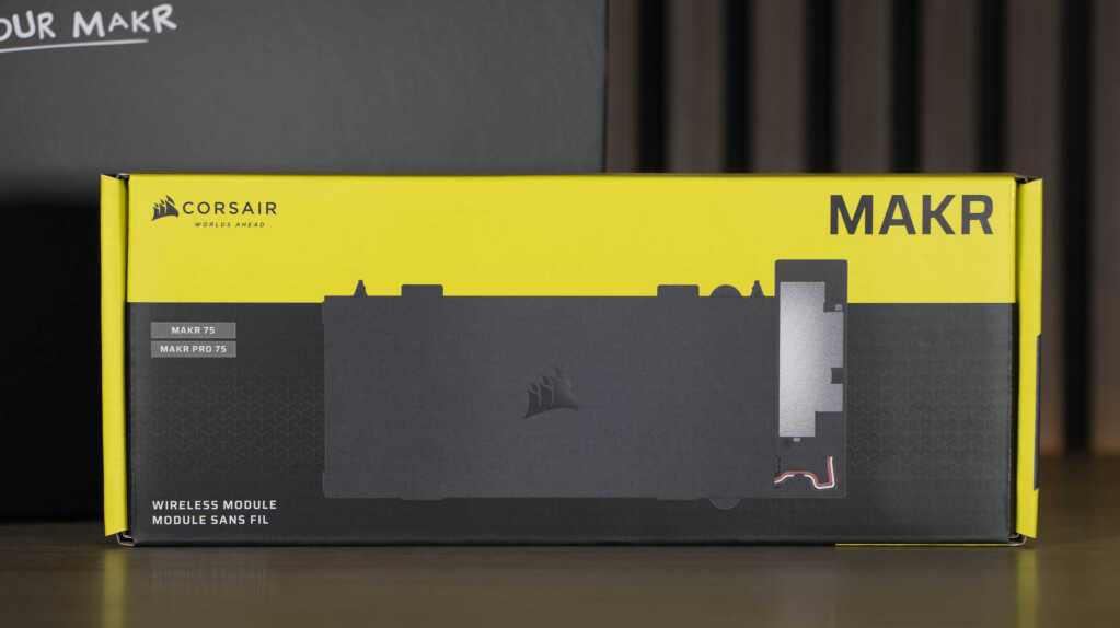 CORSAIR MAKR 75 module sans fil emballage avant