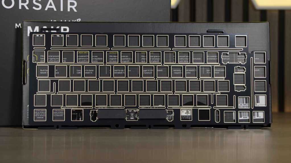 CORSAIR MAKR 75 plaque switch plaque