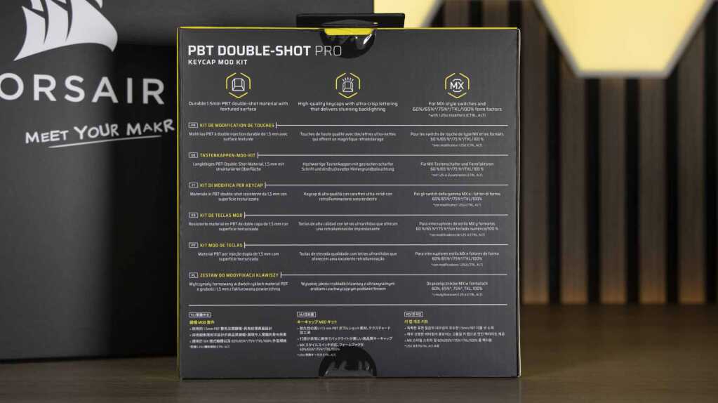 CORSAIR MAKR 75 touches emballage arrière