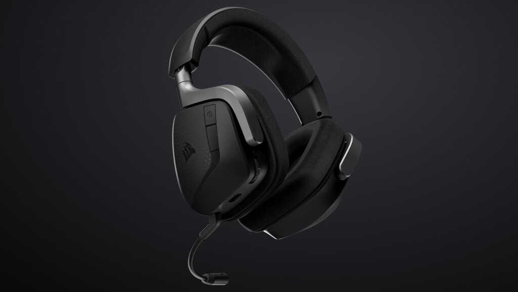CORSAIR agrandit sa gamme de casques CORSAIR VOID : connexions audio simultanées, Dolby Atmos et autonomie longue durée 6 CORSAIR VOID v2 MAX WIRELESS dessous
