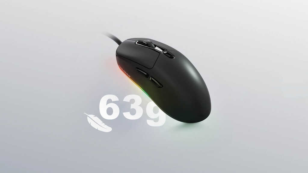 Clavier et souris COMBAT S de COUGAR : un combo conçu pour la précision 5 COUGAR COMBAT S 63 g