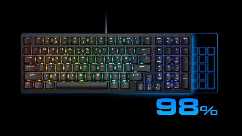 Clavier et souris COMBAT S de COUGAR : un combo conçu pour la précision 3 COUGAR COMBAT S 98%