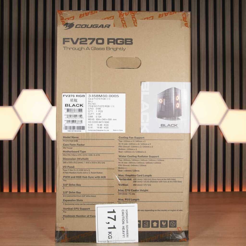 COUGAR FV270 RGB petit côté 1