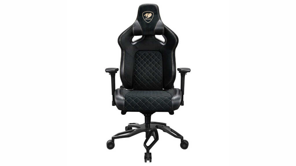 La chaise COUGAR Titan Pro passe en V2 : système de soutien lombaire avancé et structure surdimensionnée 2 COUGAR Titan Pro V2 face