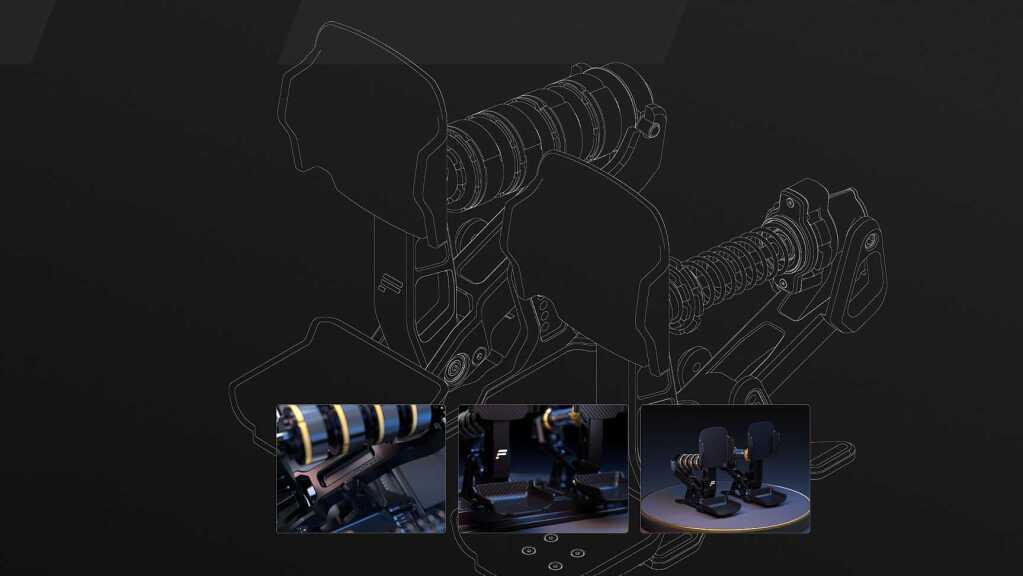 Fanatec dévoile sa série phare Fanatec Podium et accueille ses principaux partenaires à la SimRacing Expo 2025 3 Fanatec Podium 2 pédales
