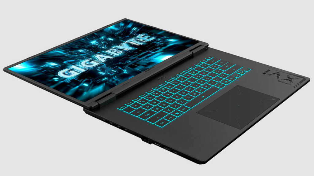 GIGABYTE annonce la disponibilité des ordinateurs portables GAMING A16 PRO et GAMING A18 7 GIGABYTE Gaming A16 déplié